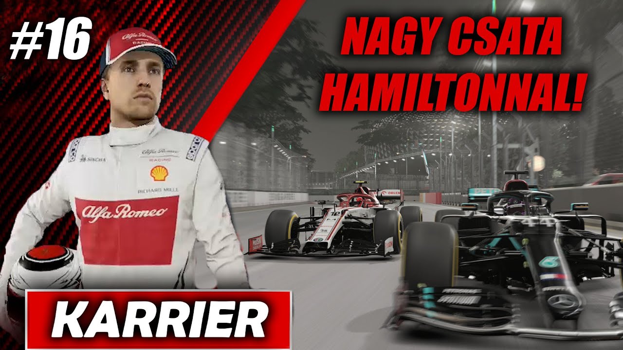 BAJ VAN! F1 2020 KARRIER #16 SZINGAPÚR