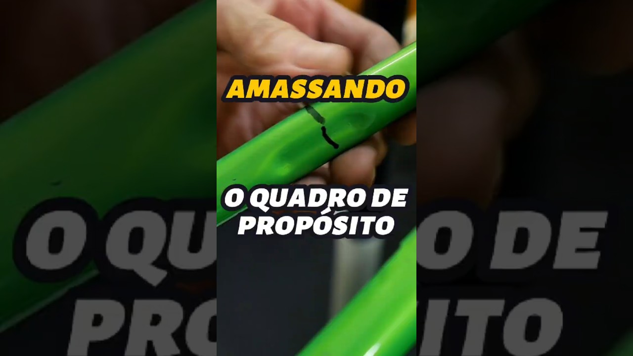 Posso amassar o quadro da bike pra colocar pneus mais lagos? Pedaleria