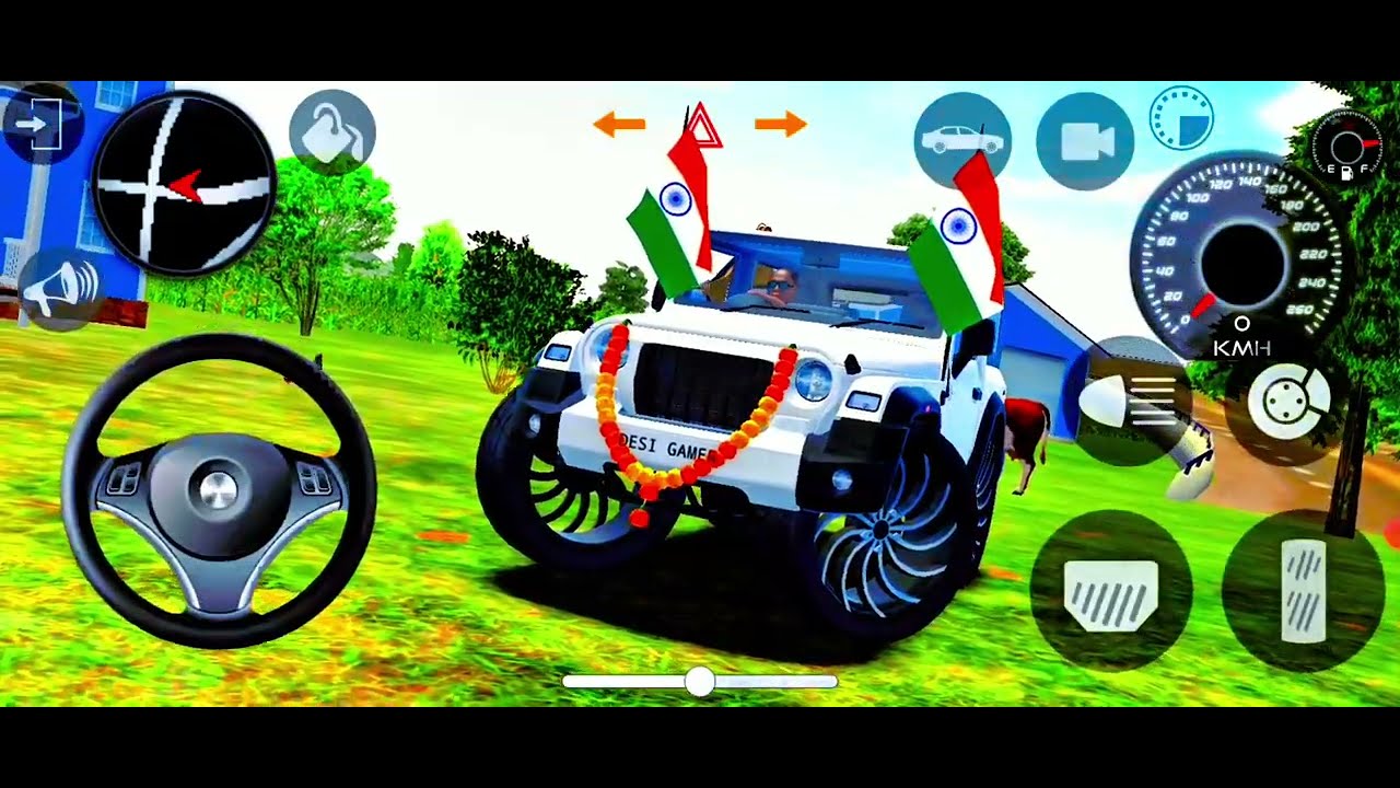 👿 Modifie Mahindra Thar👿 Car Game: Indian Car (Gadi Wala Game) Thar Game Android Car Gameplay 👿