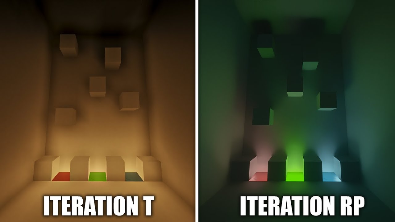 Iteration T vs Iteration RP 🔥 | Minecraft Shader Comparison | Java Edition