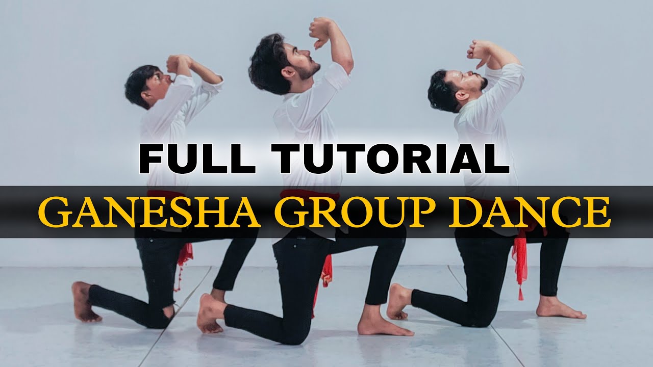 Ganesha Group Dance | Full Dance Tutorial | Ganesh Chaturthi | Uttam Singh