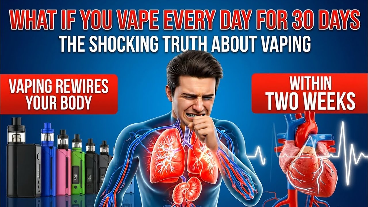 30 Days of Daily Vaping — Here’s What It Really Does to Your Body ⚠️ 