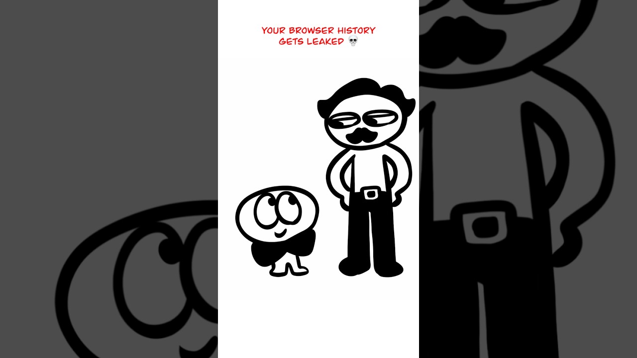 Browser History 😅 (Animation Meme) Anim: RedFlowerCrown #shorts