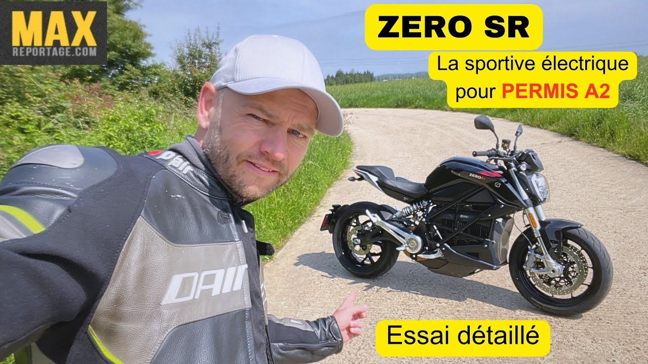 ZERO SR : une sportive électrique pour PERMIS A2 Essai détaillé