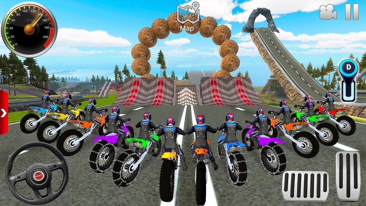 Motor Dirt Bikes driving Extreme Off-Road #7 - Offroad Outlaws motor bike Game Android ios Gameplay