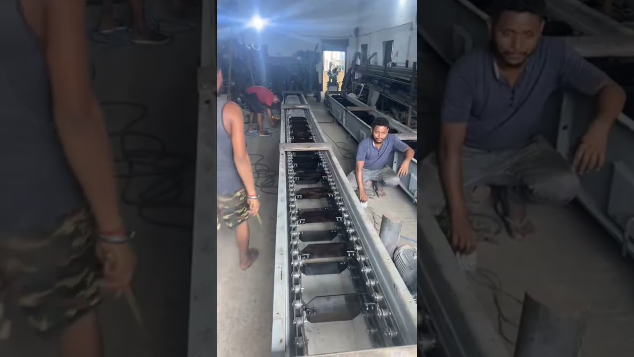 &ldquo;Drag Chain Conveyor in Action | Eshwa Engineering #shorts #conveyor&rdquo; #automobile #machine