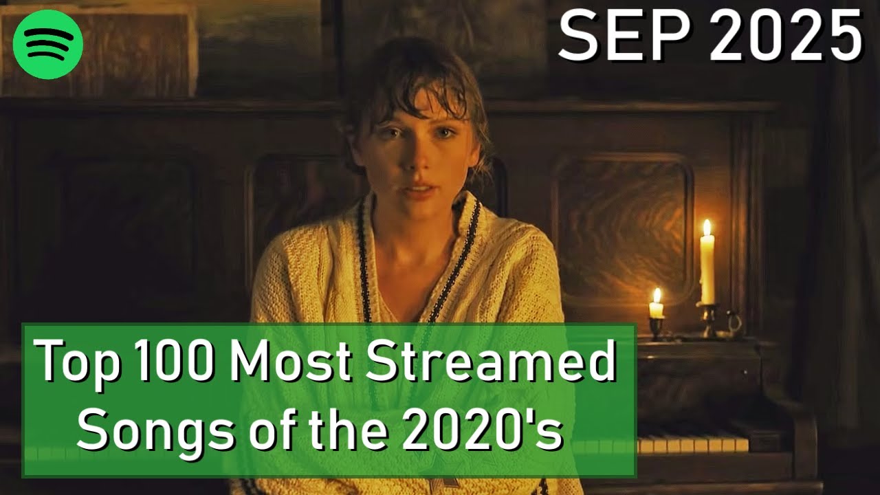 Top 100 Most Streamed Songs of the 2020's [September 2025]