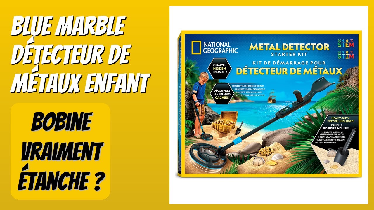 AVIS (2026) : Blue Marble Détecteur de Métaux Enfant. DÉTAILS