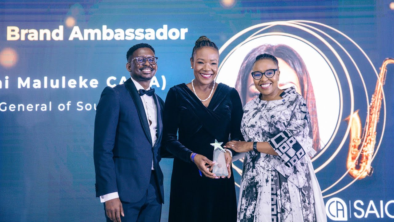 Auditor General Ms Tsakani Maluleke at the SAICA Awards 2025