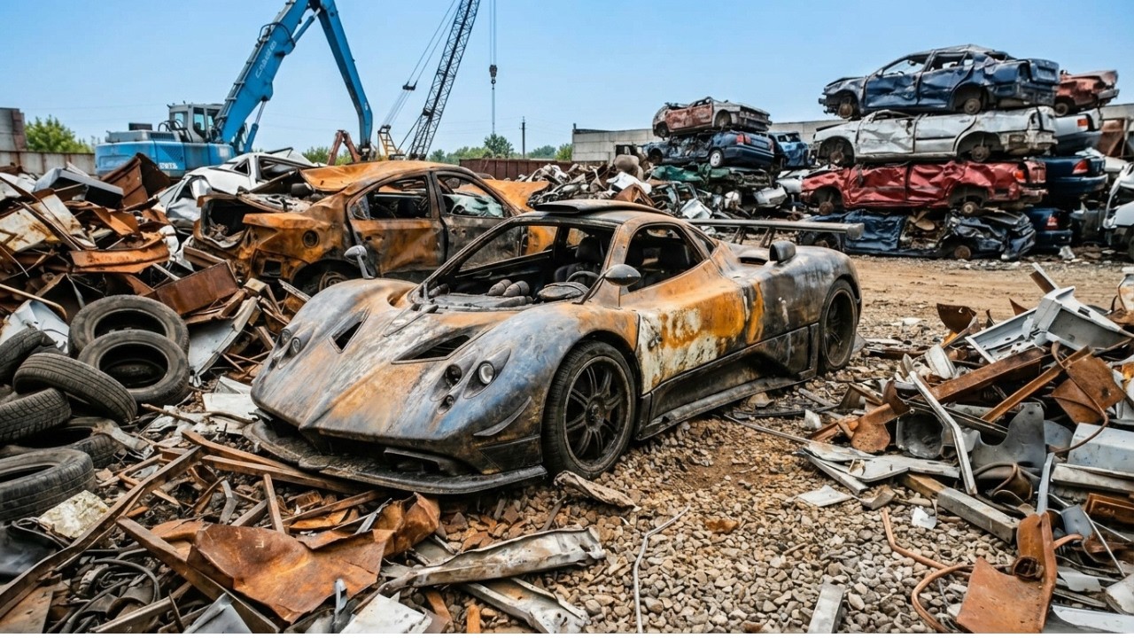 Restoring Completely Burned Pagani Zonda & Rolls-Royce Ghost for ONLY $400! FULL ASMR PROCESS