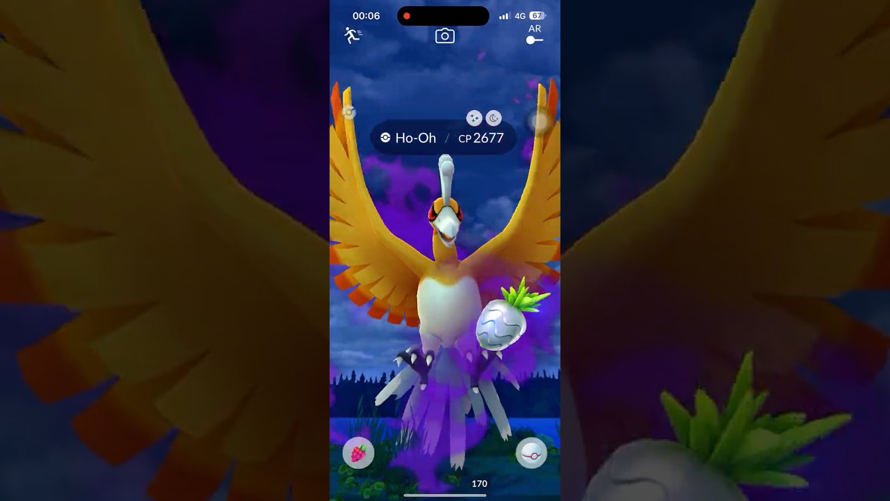 Shiny Ho-oh shadow ( Go wild ) 
