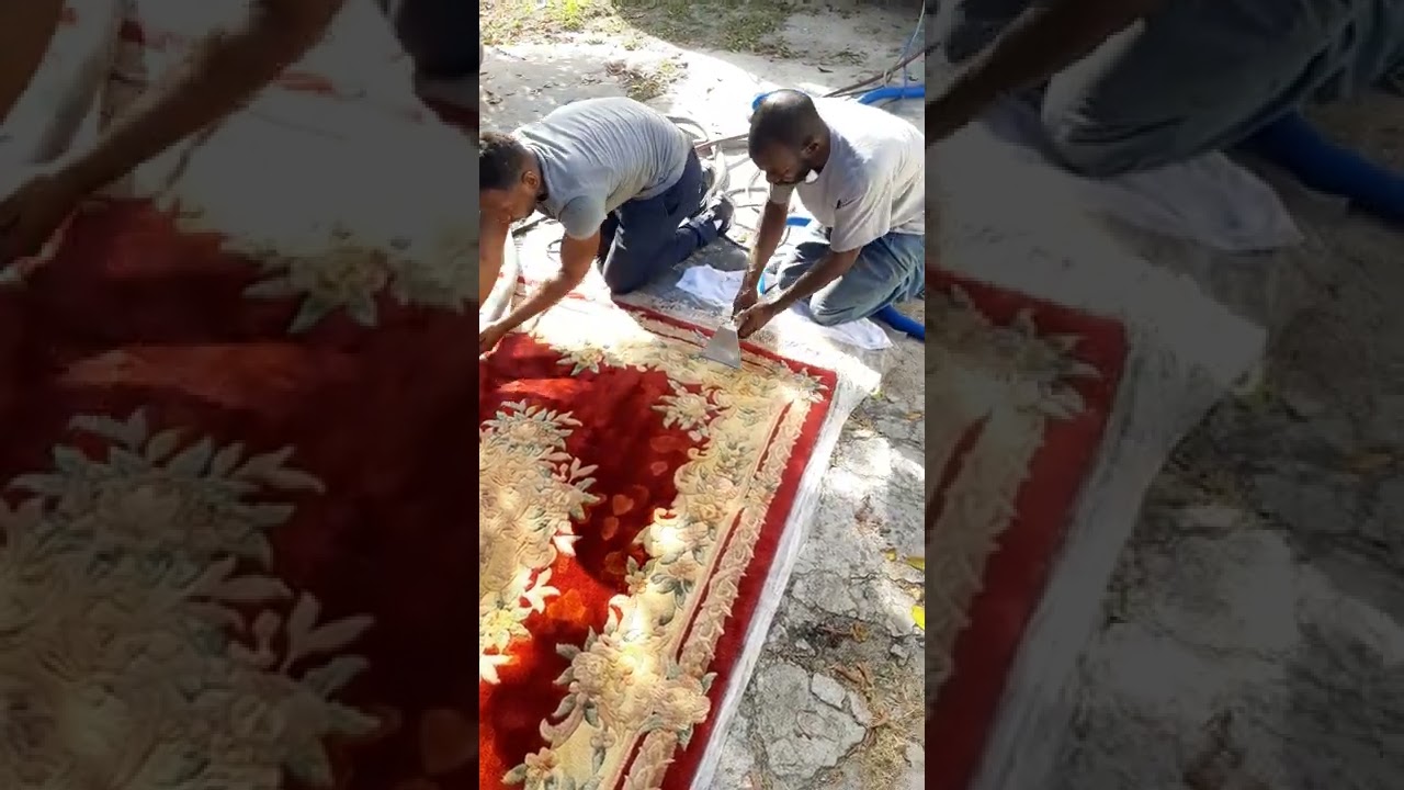 Persian Rug Hand Steam Cleaning