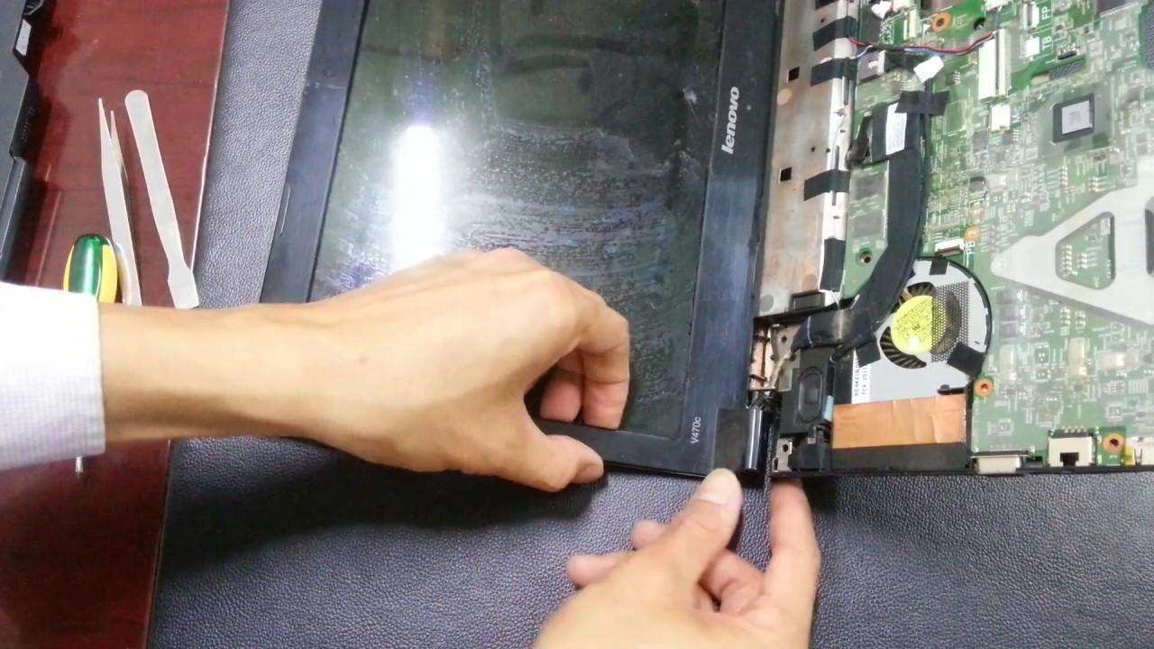 Tháo máy laptop Lenovo v470c | Lenovo v470 Disassembly.