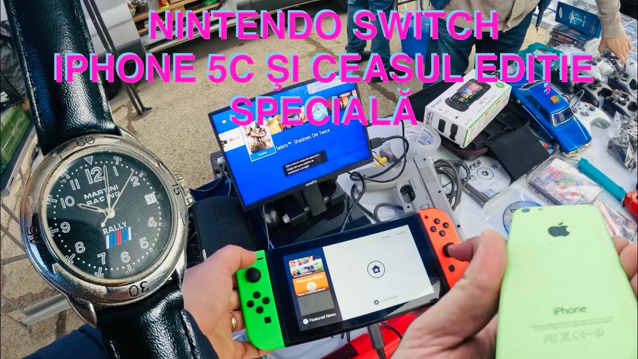 AM MAI CUMPĂRAT UN IPHONE ŞI UN CEAS 💸 NINTENDO SWITCH MODAT LA PREȚ BUN ÎN TÂRGUL DE VECHITURI 2/2