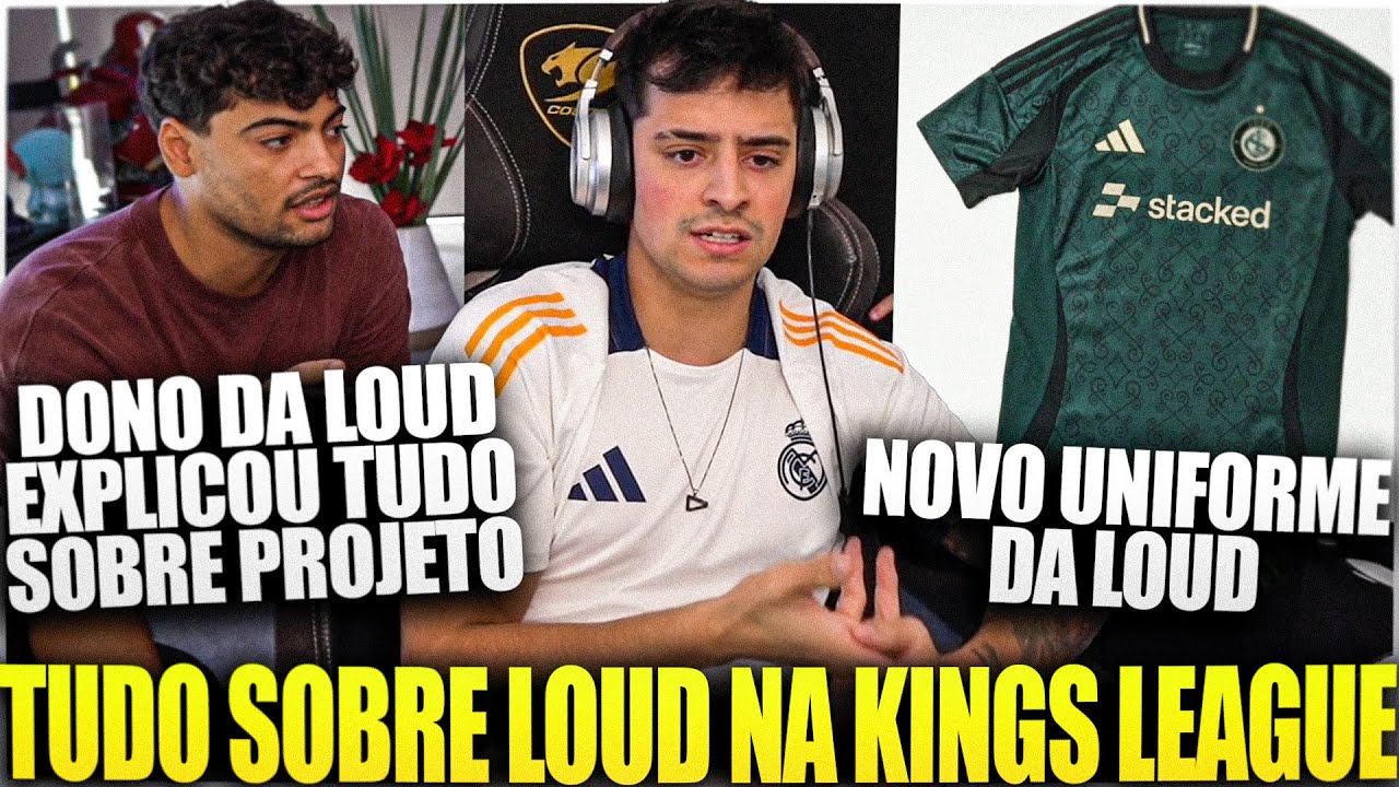 LOUD NA KINGS! CORINGA REAGIU AO ANUNCIO DA KINGS LEAGUE BRASIL e EXPLICOU A LOUD SPORTS CLUB
