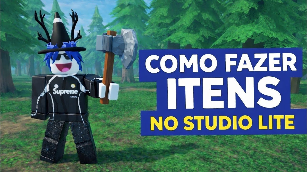 COMO QUE CRIA  ITEM NO STUDIO LITE (FÁCIL E SEM BUG)