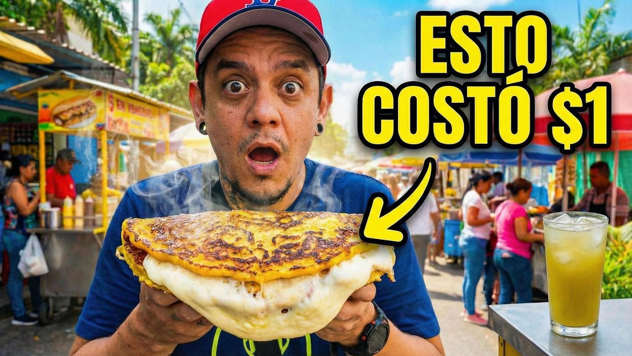 $5 DÓLARES en VENEZUELA | La comida SORPRENDENTE que encontramos