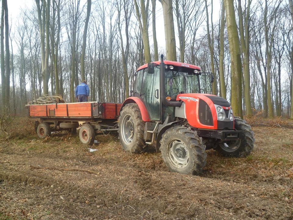 ODVOZ DŘEVA - ZETOR PROXIMA 100 + ZETOR 6948