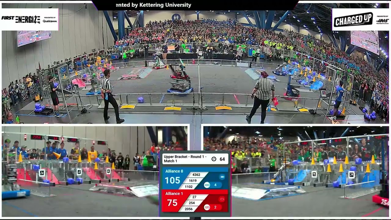Match 1 (R1) - 2023 FIRST Championship - Archimedes Division presented by Kettering University