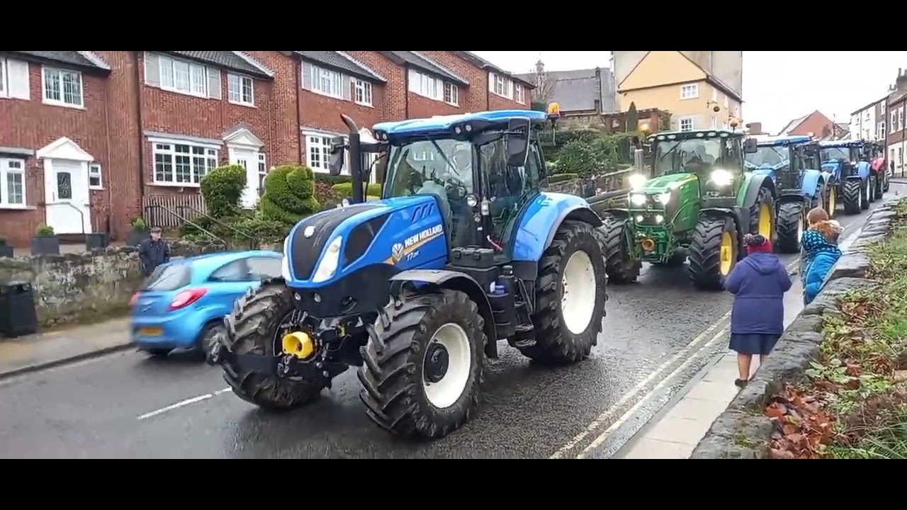 2024 Tractor parade in Knaresborough