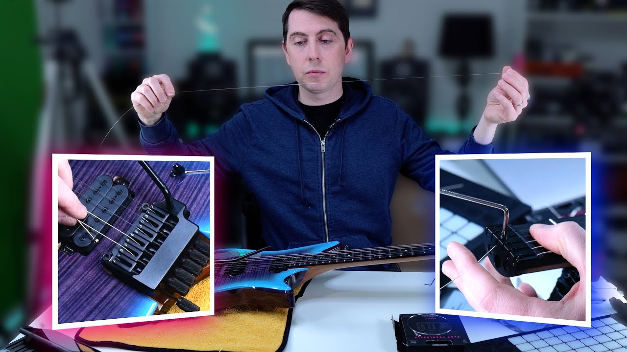 How to restring a Headless Kiesel Guitar