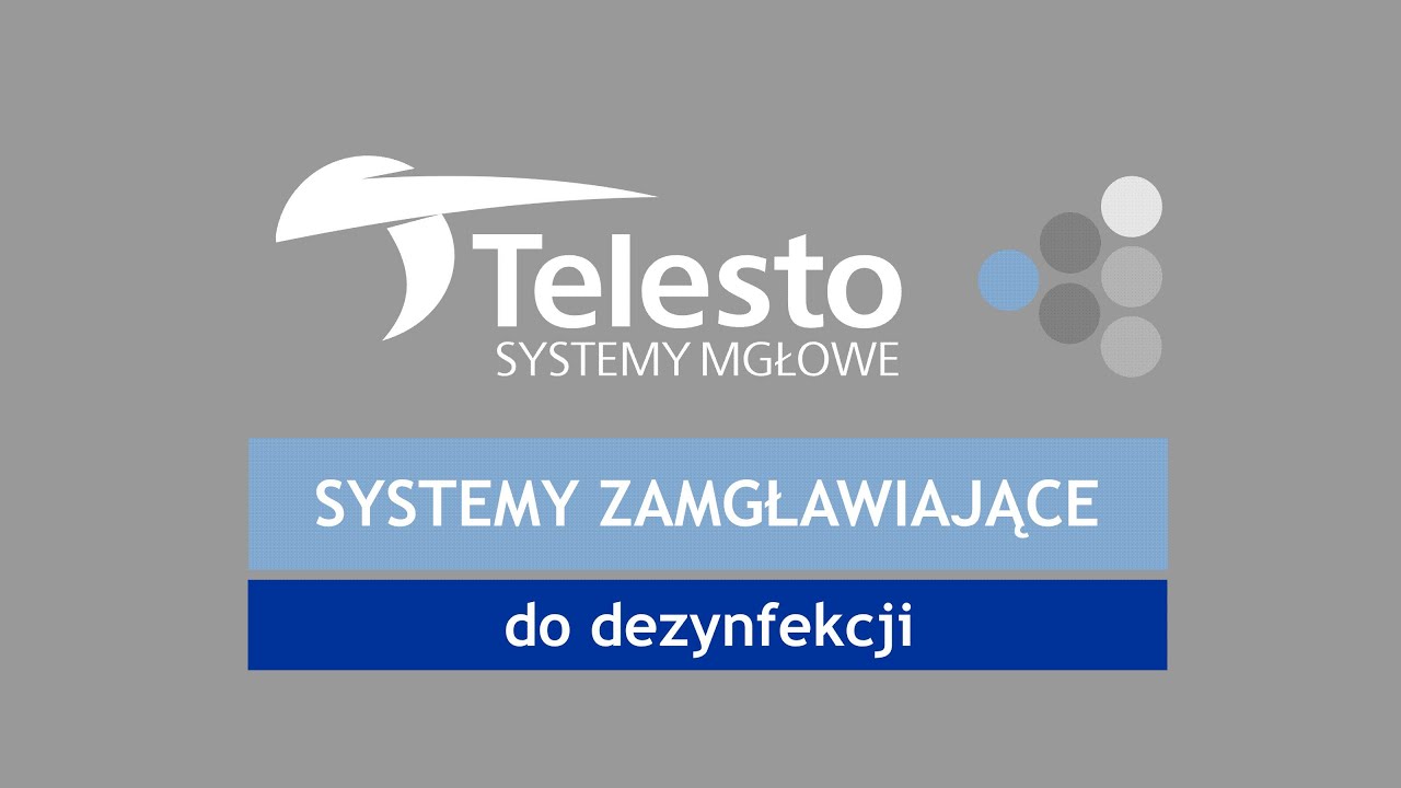 Systemy Zamgławiania TELESTO do dezynfekcji