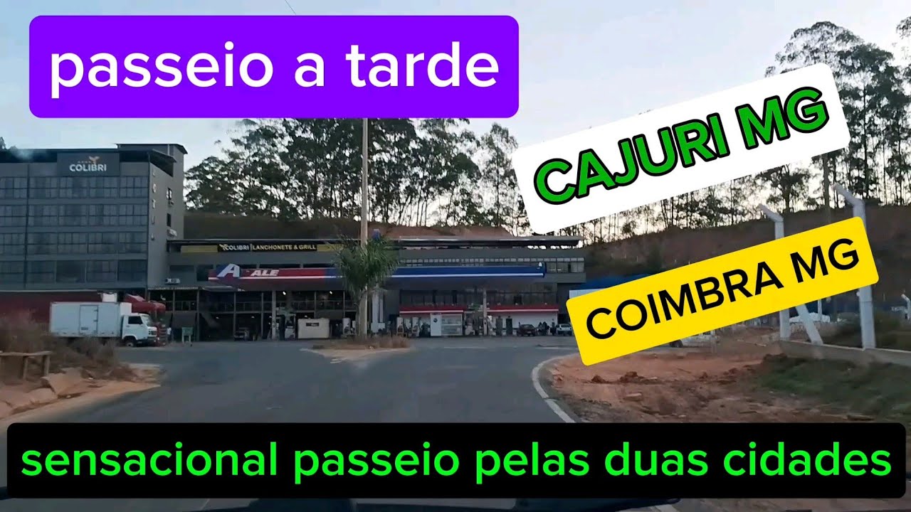 DE CAJURI MG at&eacute; COIMBRA MG:em mais um passeio de tarde.