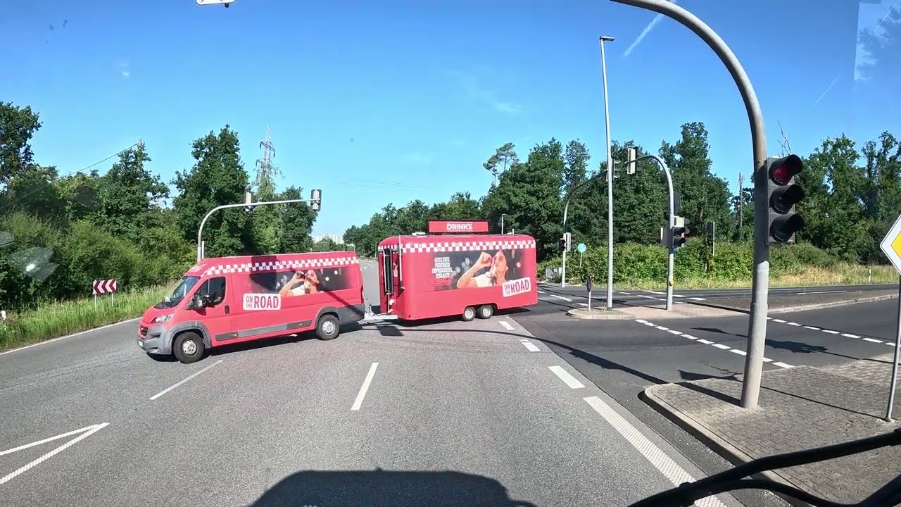 Din R&ouml;dermark in Dreieich, drumuri inguste prin padure si autostrazi aglomerate