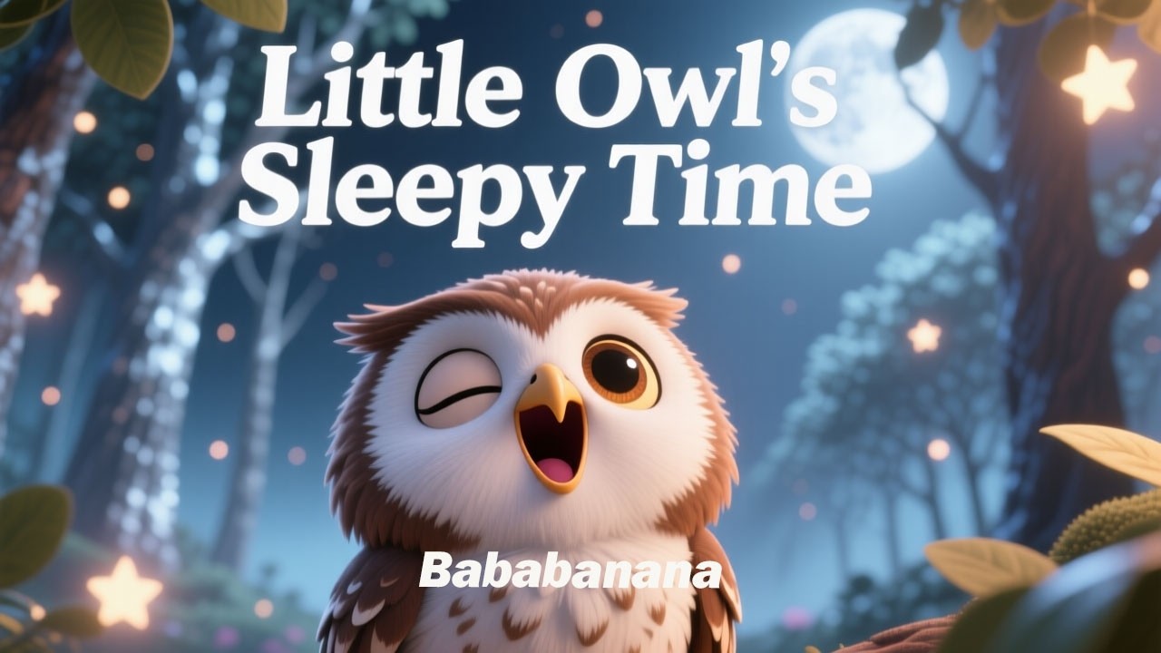 Little Owl's Sleepy Time | BabaBanana Nursery Rhymes & Kids Songs