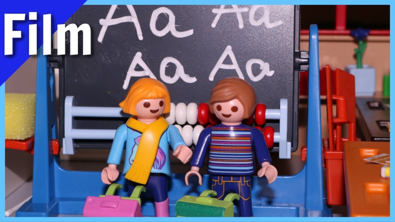 Playmobil Film deutsch Linus erster Schultag 📝 Spielzeug Kinderfilm