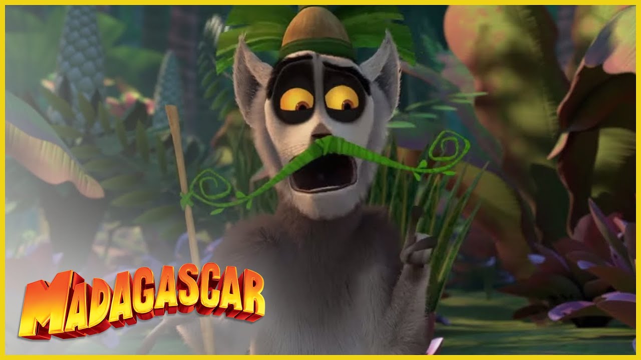 Viva el Rey Julien | Bigote del Rey Julien | Madagascar | Dibujos animados para niños