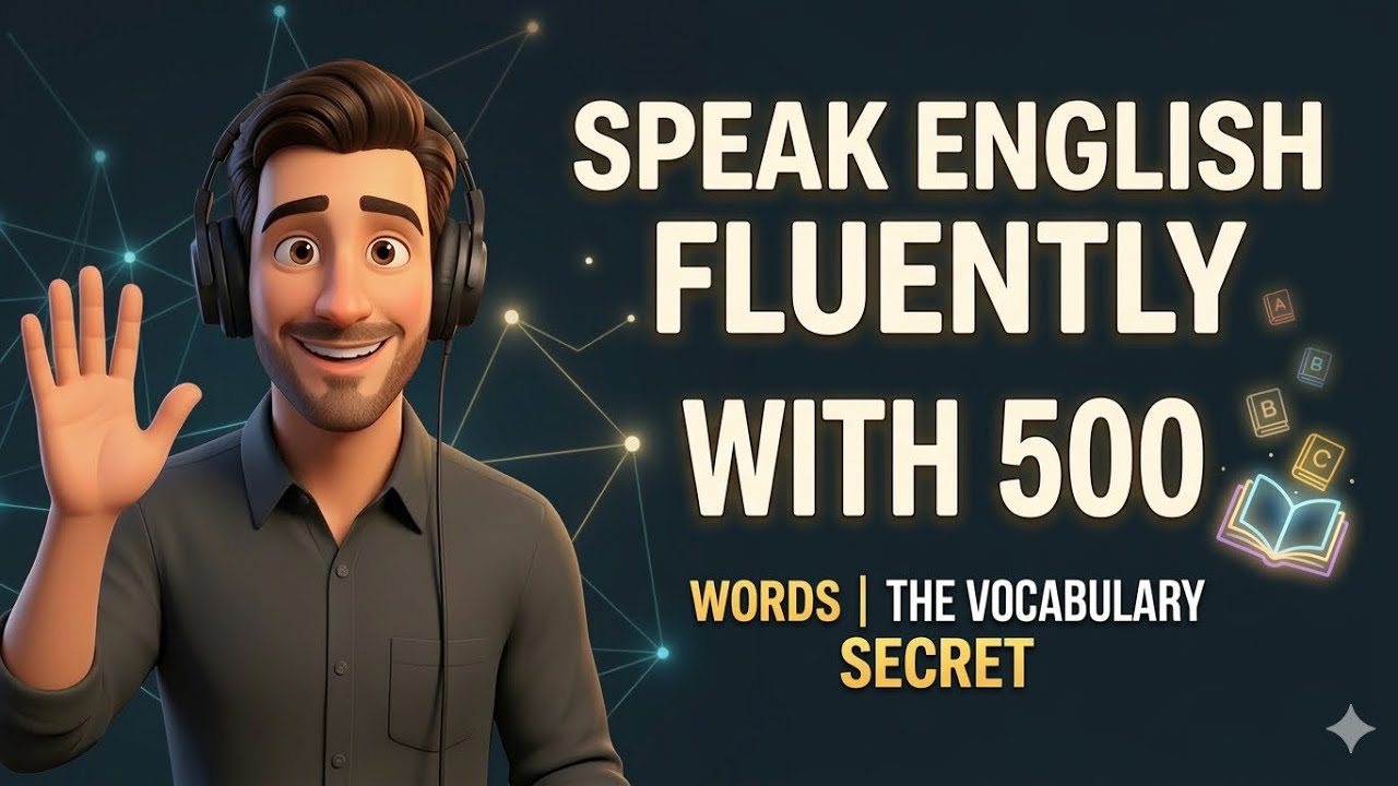 Speak English Fluently with Only 500 Words | The Vocabulary Secret