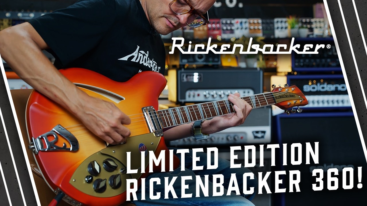 Rickenbacker Limited Edition 360 Semi-Hollow Electric Guitar - Playing Demo