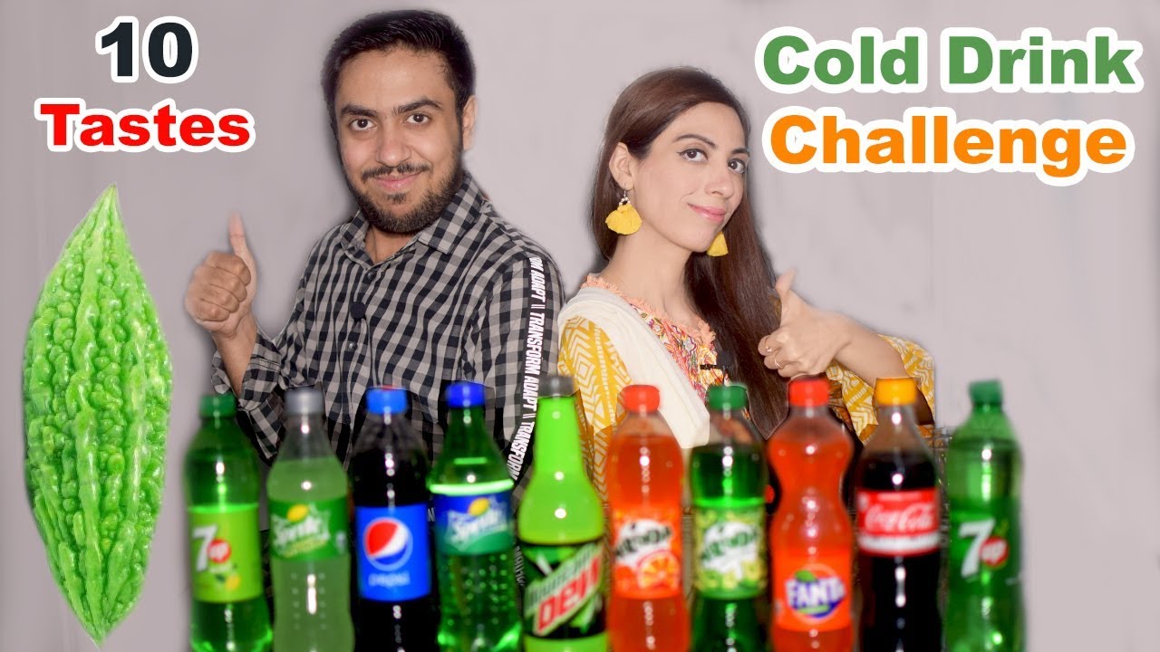 Cold Drink Challenge With 10 Tastes | Food Challenge | Life With Amna