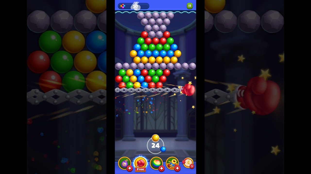 bubble shooter relaxing game | #shortsvideo #youtubeshorts