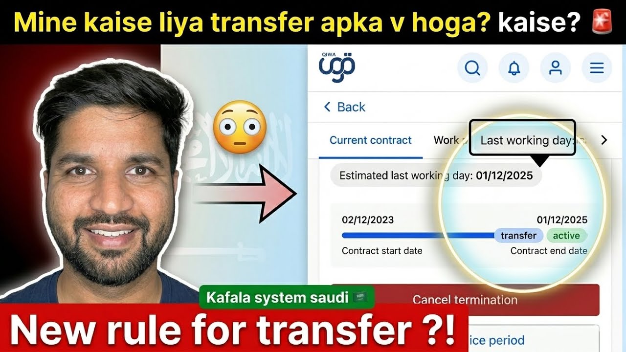 Kafala without permission 12 condition for Iqama transfer in 2026-2027 new rule | zrkvlog