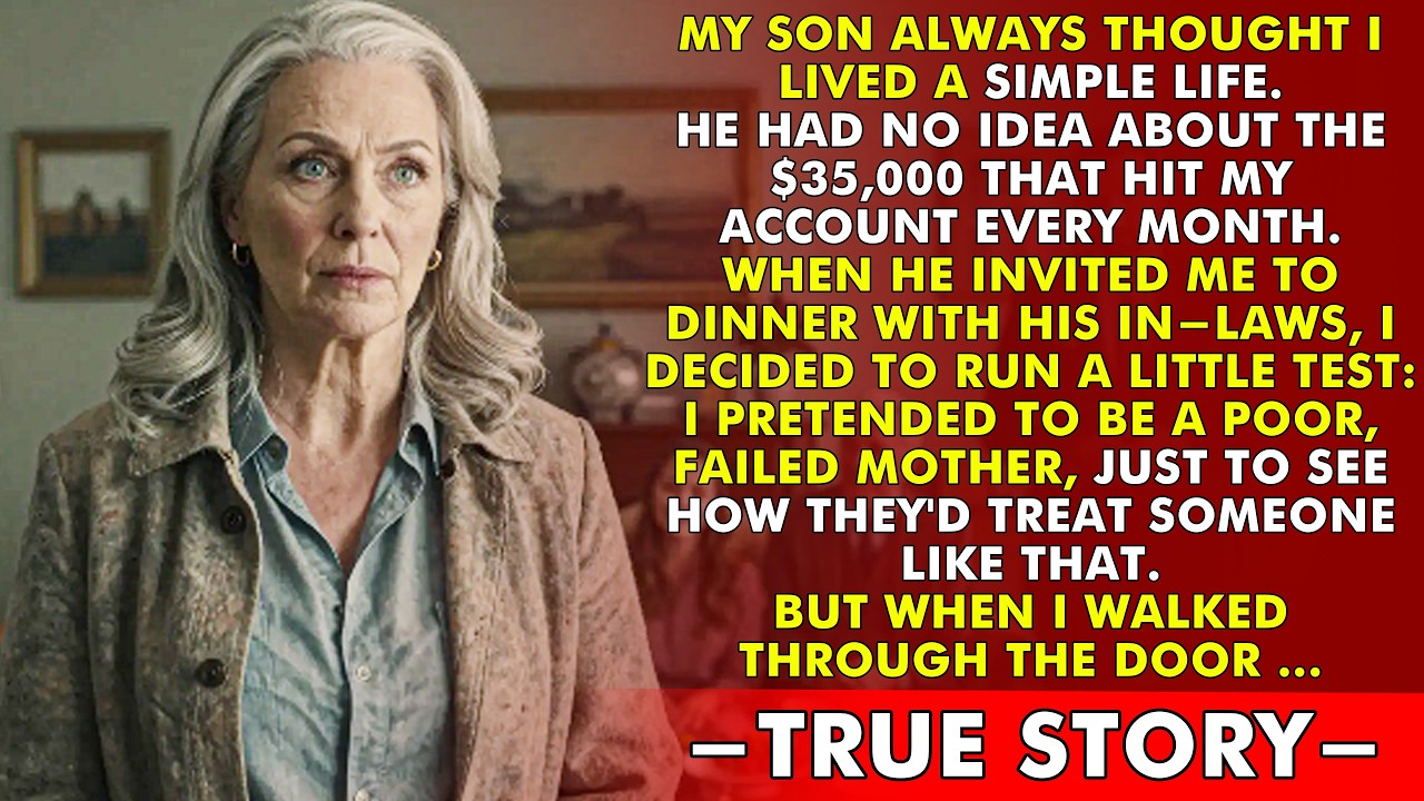 I Pretended To Be A Poor, Failed Mother To Meet My Daughter In Law’s Family, And Discovered That