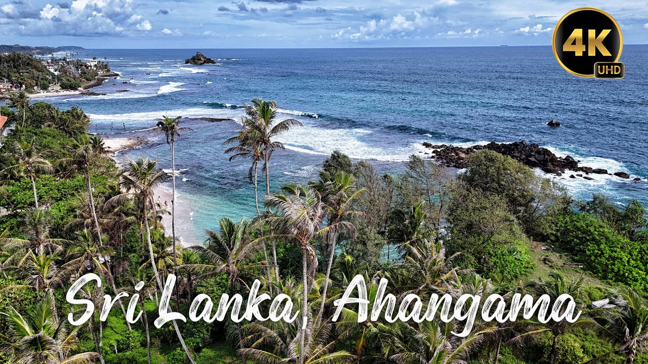 Ahangama, Sri Lanka, 4K Cinematic Drone Footage, Relaxing Music