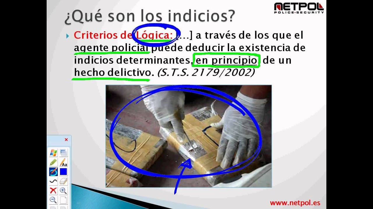 La detención policial por indicios