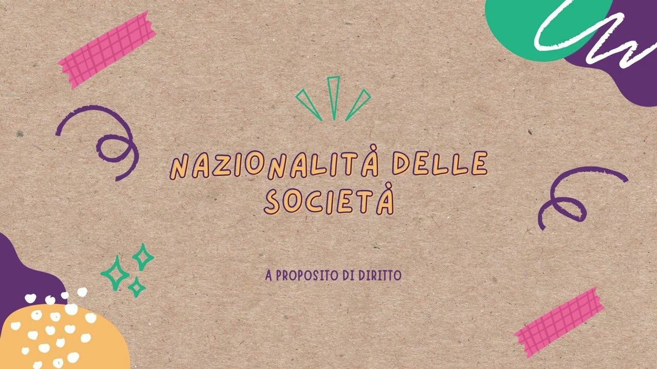 Nozioni di diritto