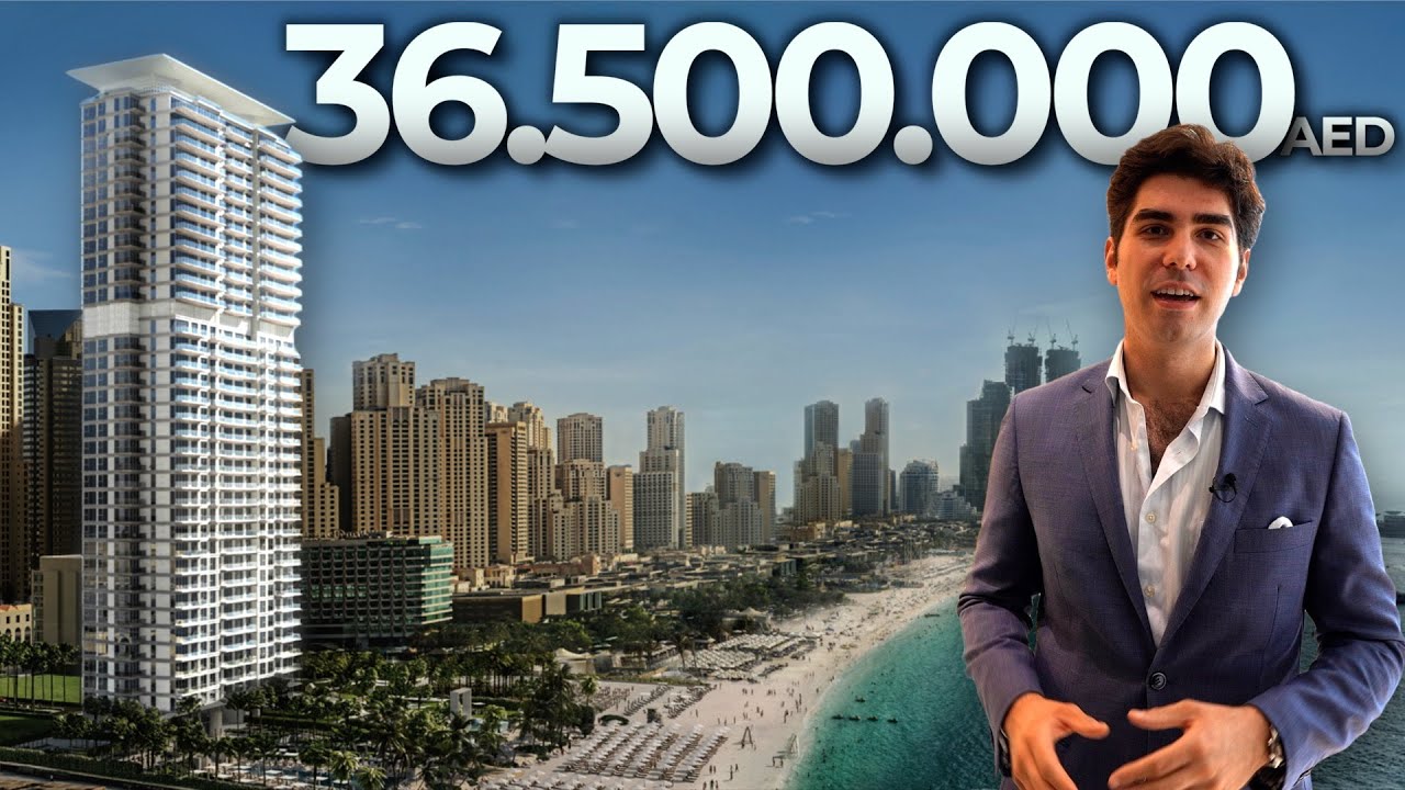 Touring an $9,900,000 PENTHOUSE with FULL SEA VIEW in Dubai