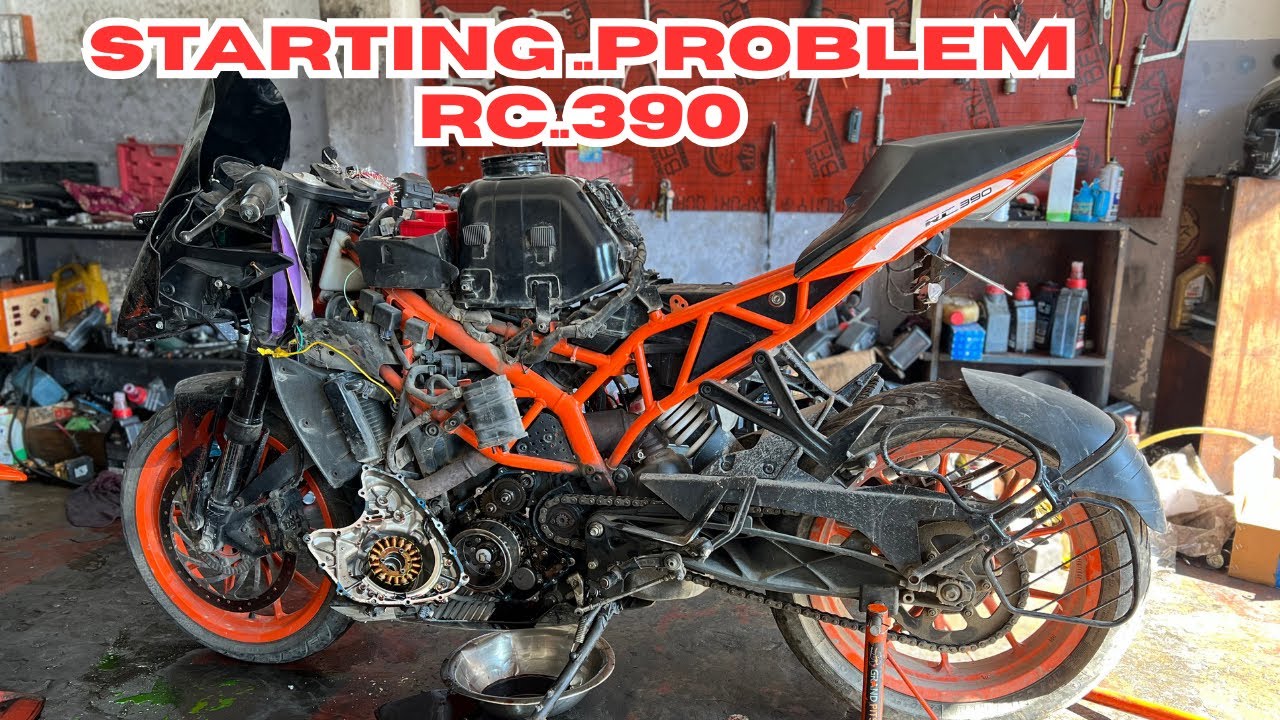 starting problem ??.KTM RC.390 🚀