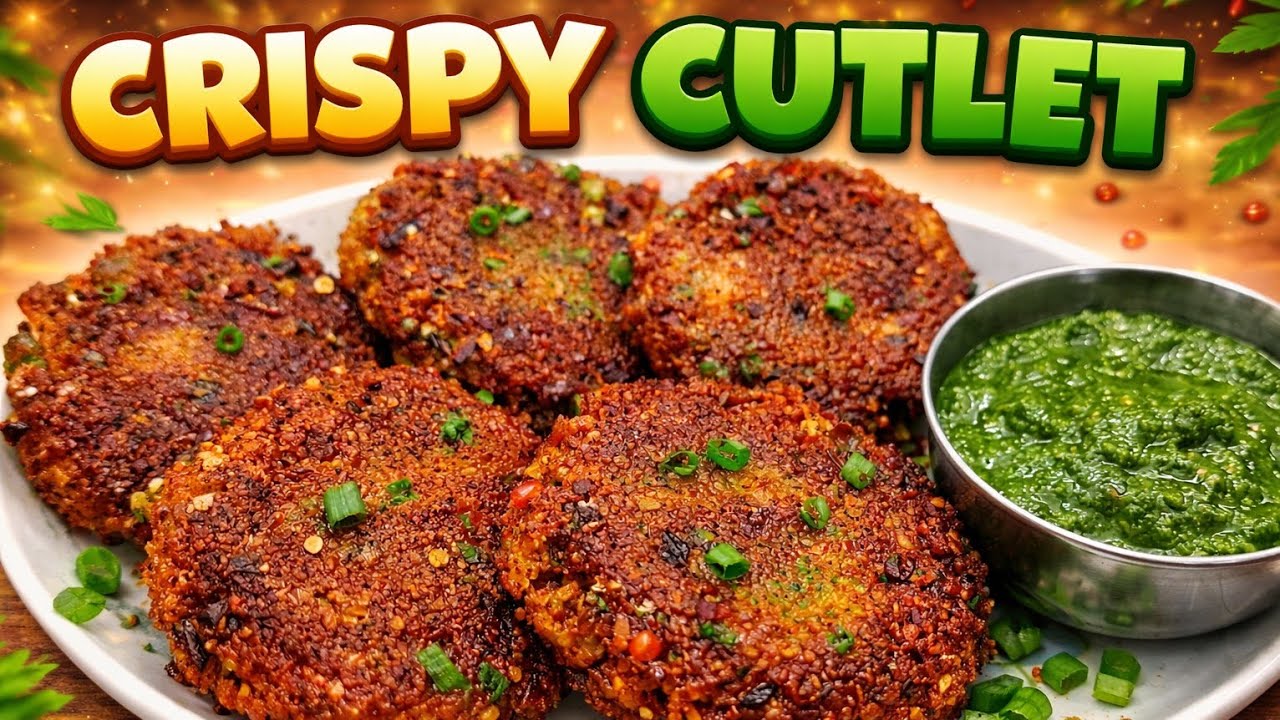 Crispy Aloo Matar Cutlet 😍 | Crispy & Spicy Snack 😋Perfect Tea Time Snack