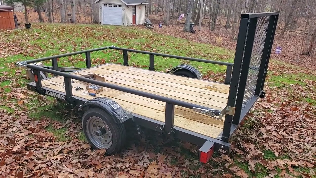 How to Install Tie-Down Rings on a Karavan Utility Trailer