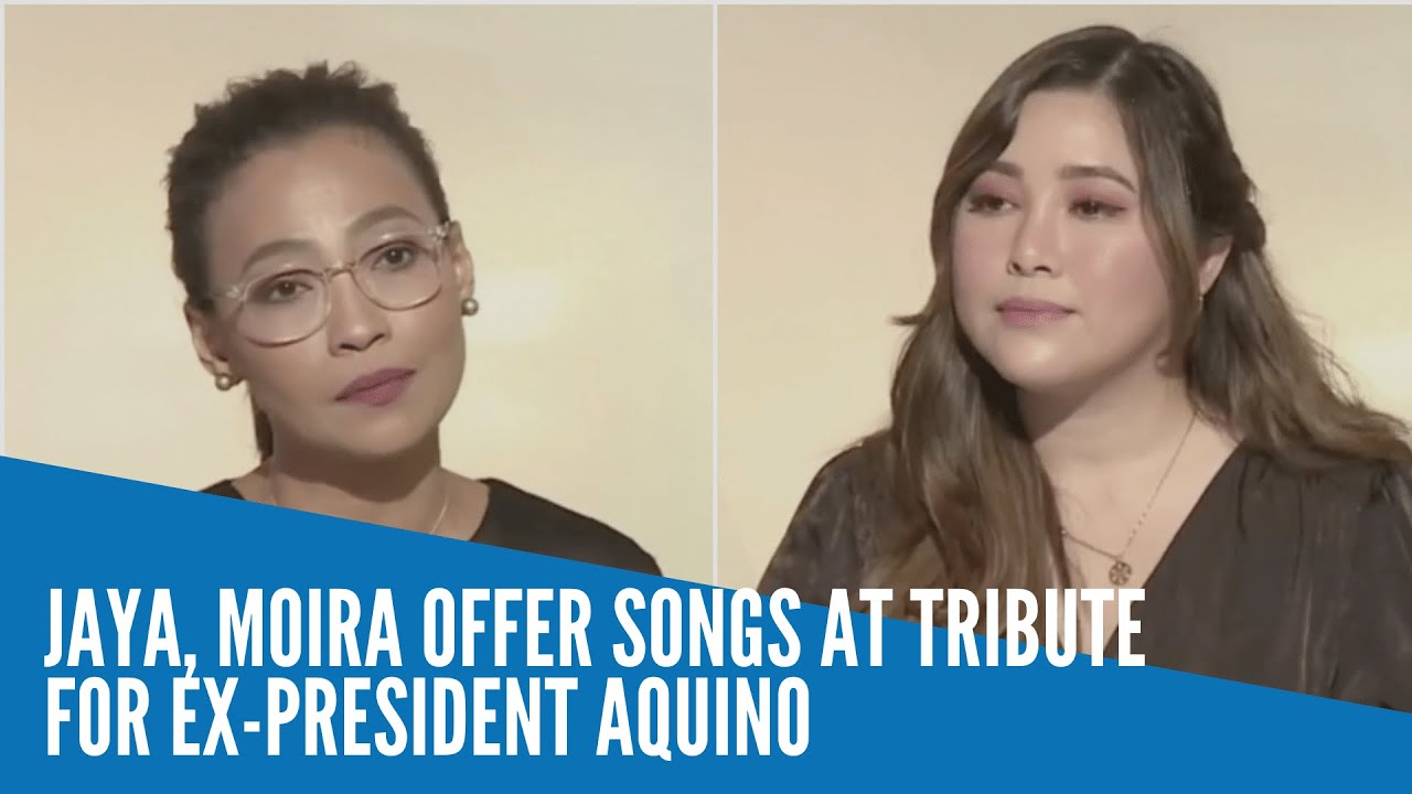 Moira, Jaya offer songs at tribute for ex-president Aquino