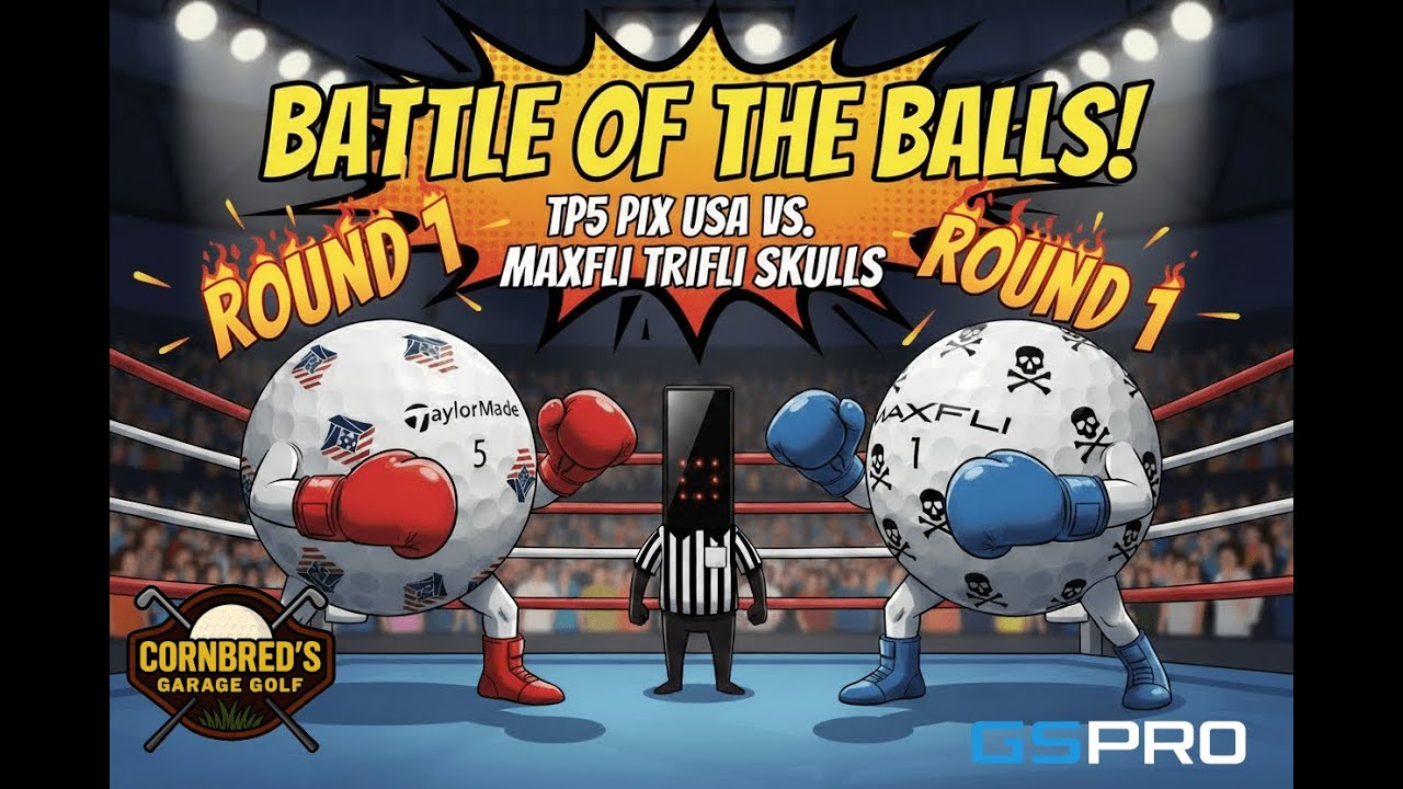 Battle of the Balls! 🥊 TP5 PIX vs MAXFLI SKULLS (Square LM Showdown)
