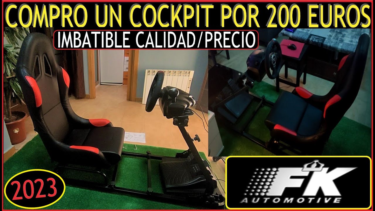 COCKPIT PARA SIMRACING POR 200 EUROS - LO MEJOR QUE PUEDES COMPRAR EN 2023