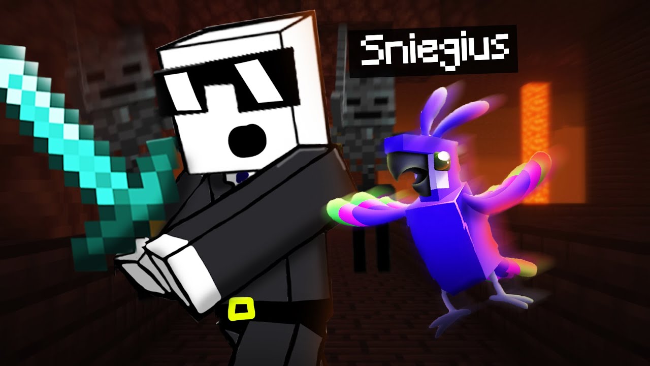 Minecraft, bet mano Draugas yra Papuga!