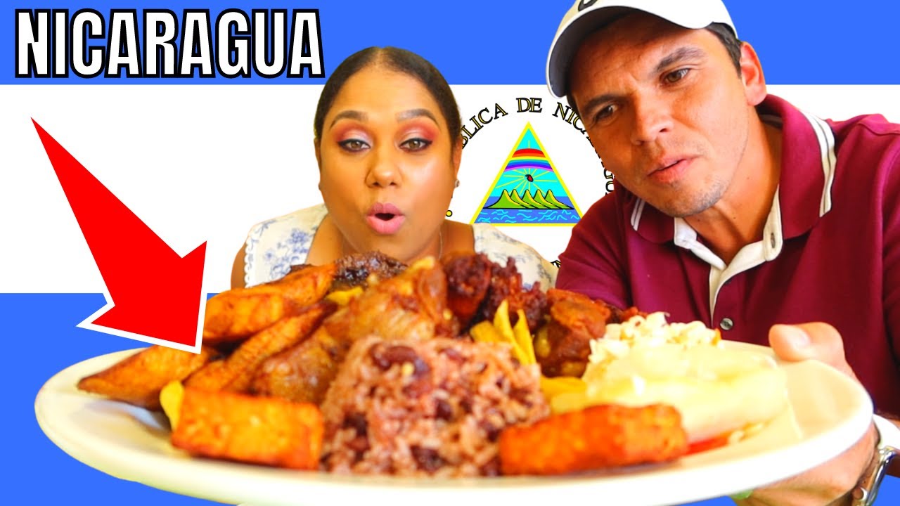 PROBANDO COMIDA DE NICARAGUA POR PRIMERA VEZ