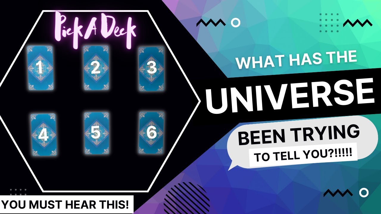 What Has The Universe Been Trying To Tell You? 🎱 {Pick A Card} 🎱